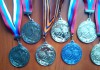 Фото Медали спортивные за участие в районных и городских соревнованиях